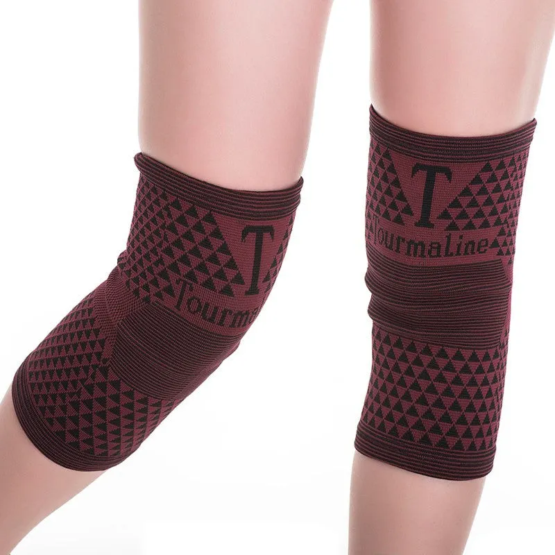 Far Infrared Tourmaline Knee Support - Red