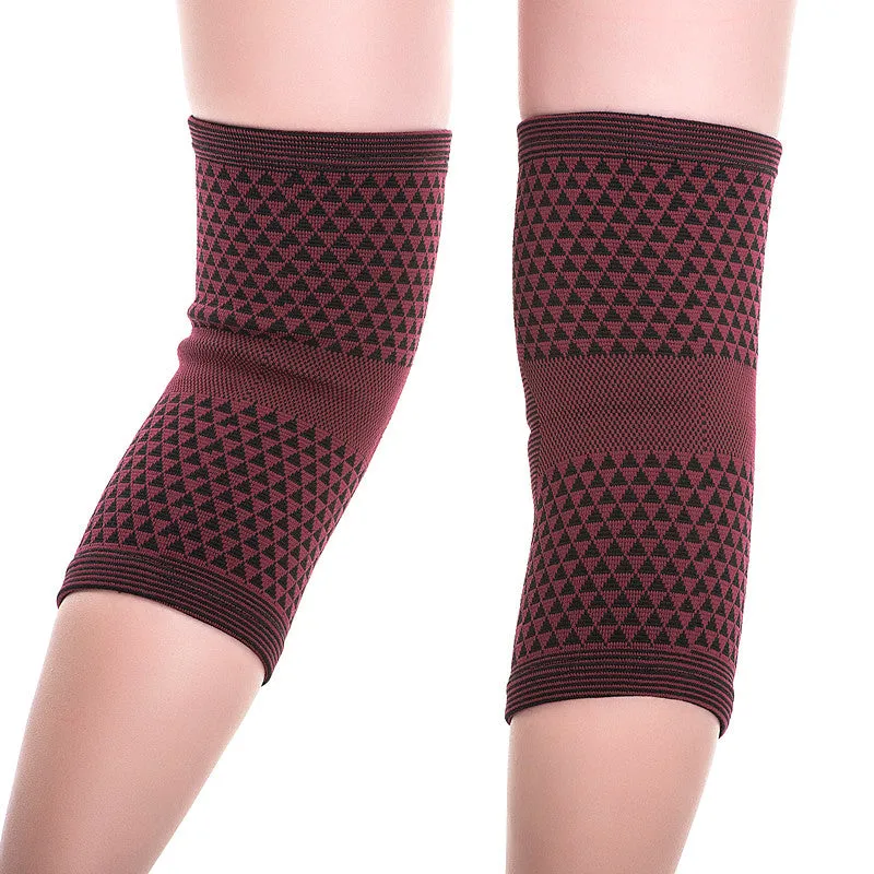 Far Infrared Tourmaline Knee Support - Red