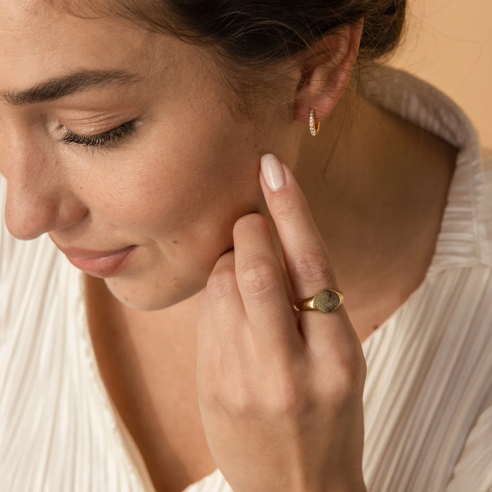 Fingerprint Signet Ring