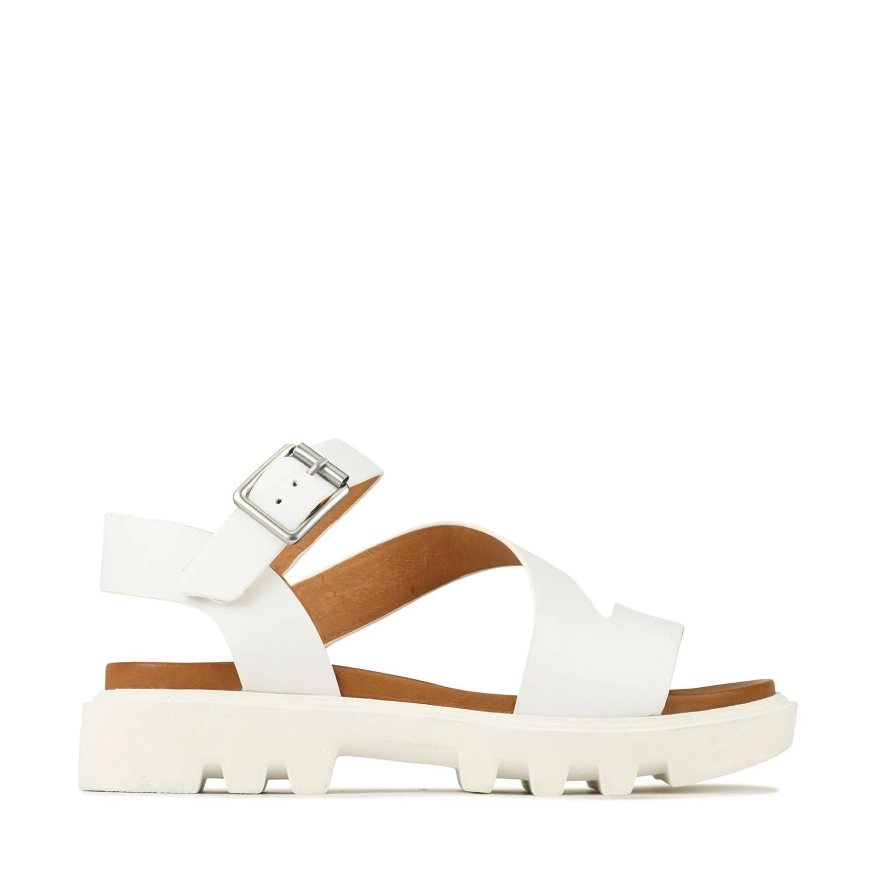 FLIGHER PLATFORM SANDALS LEATHER