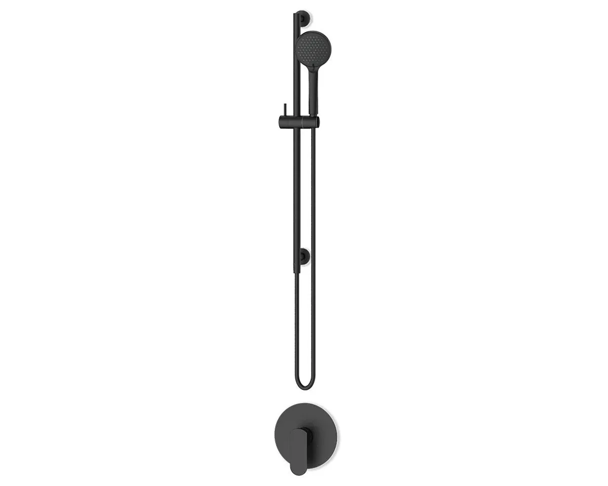 FLUID- Wisdom Hand Shower System  Control valve, Matte Black