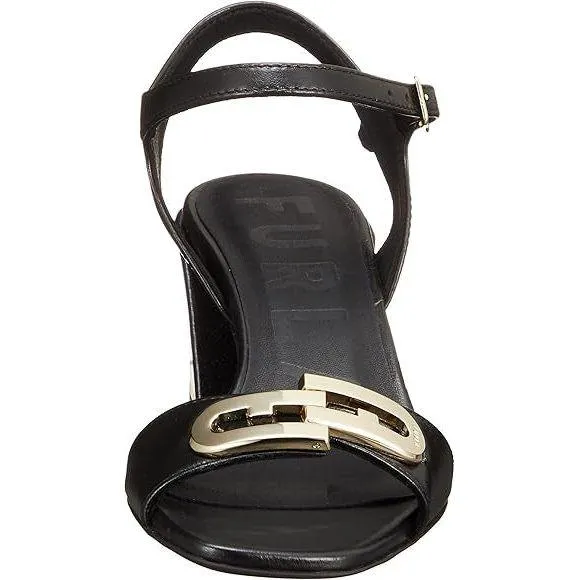 Furla Women's Chain Sandal T.60 - Black