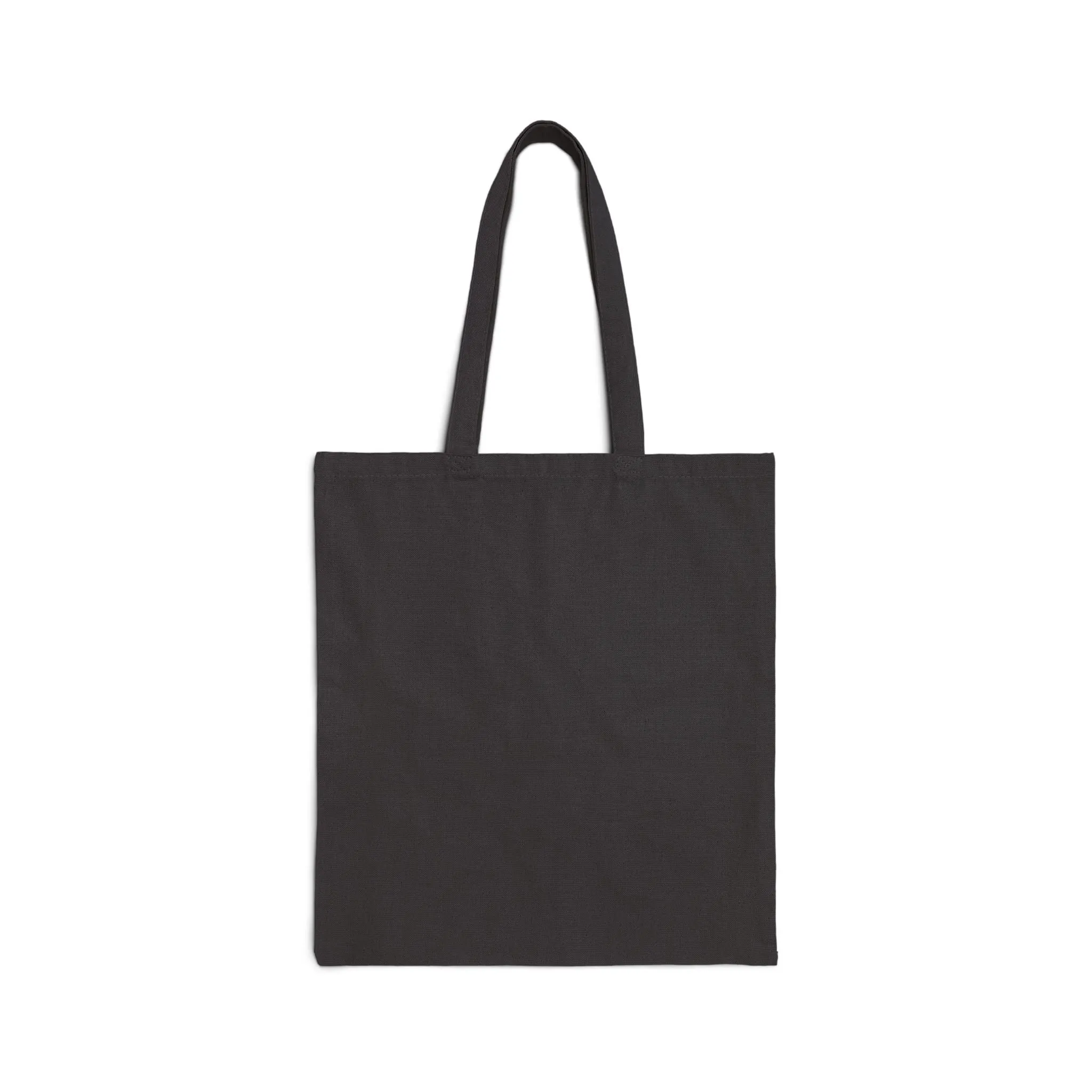 Ghost Playing Hockey Cotton Canvas Tote Bag