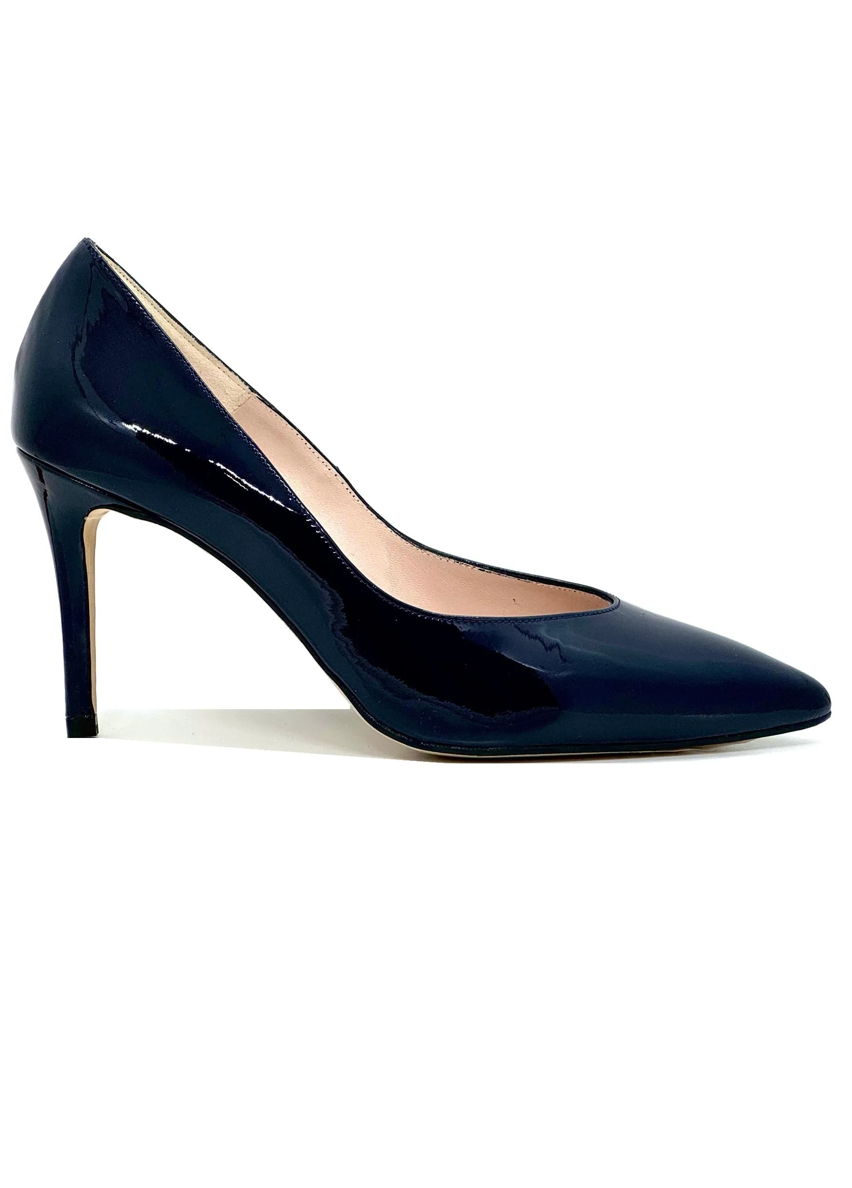 High Heel Patent Leather Court Shoe