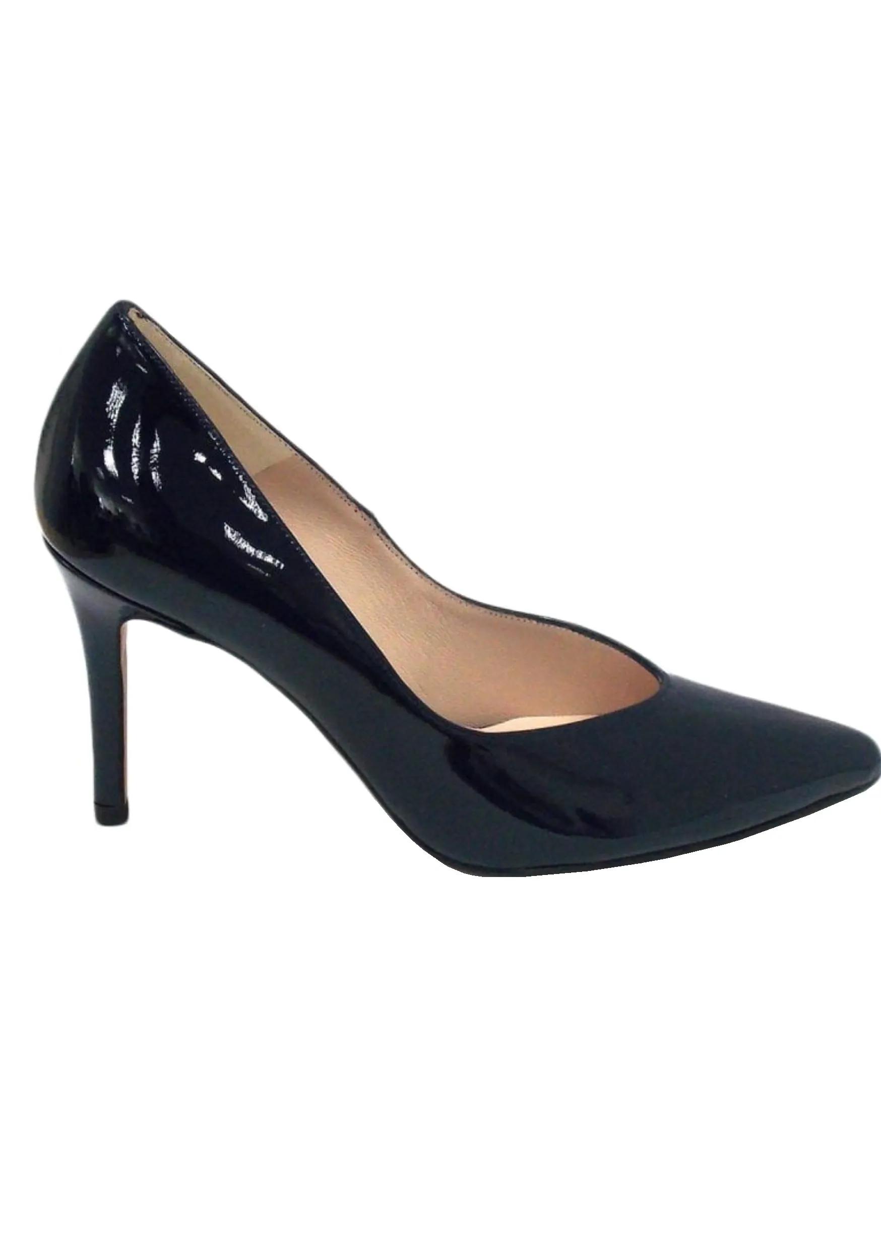 High Heel Patent Leather Court Shoe