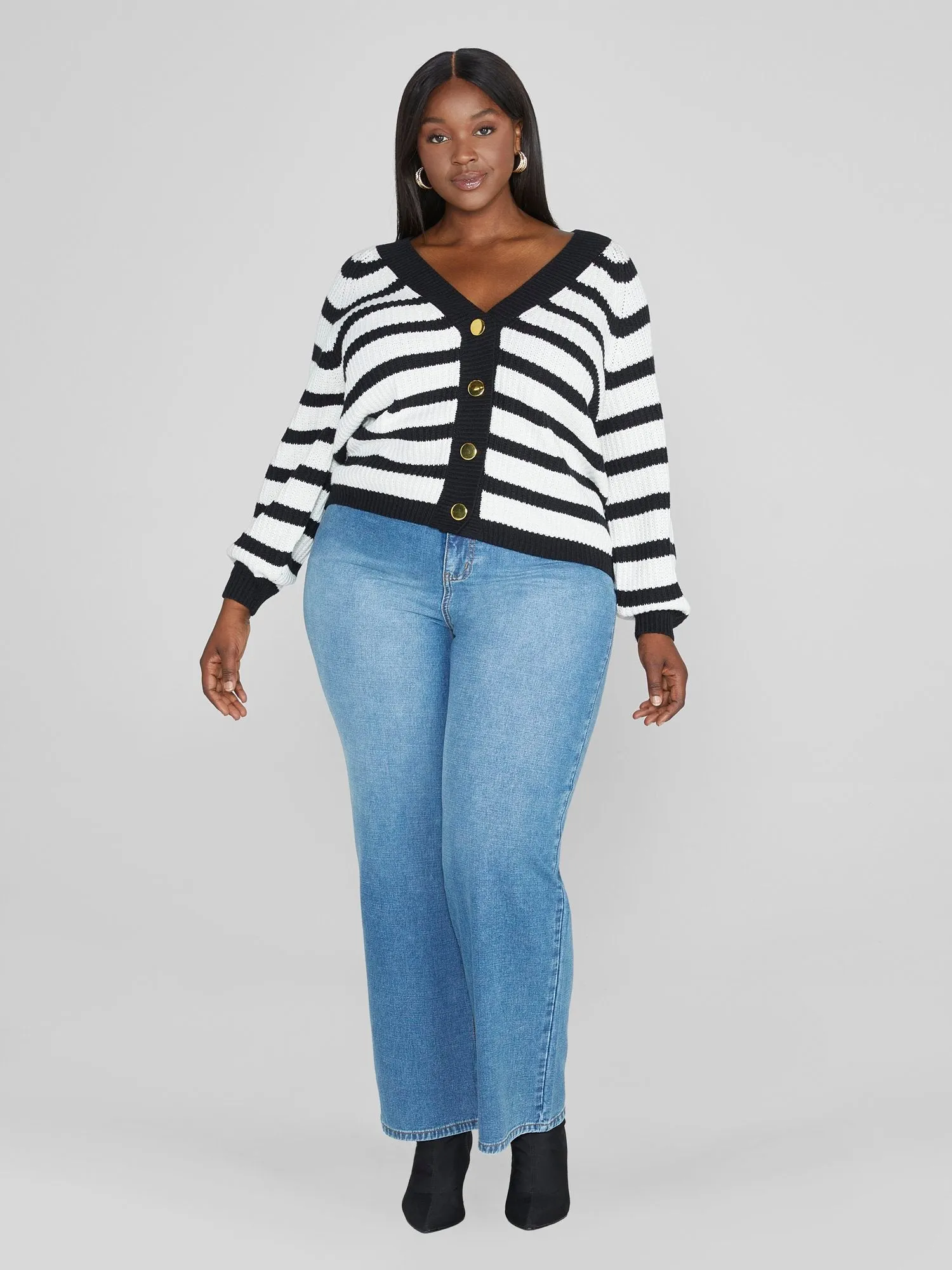 High Rise Light Wash Wide Leg Jeans