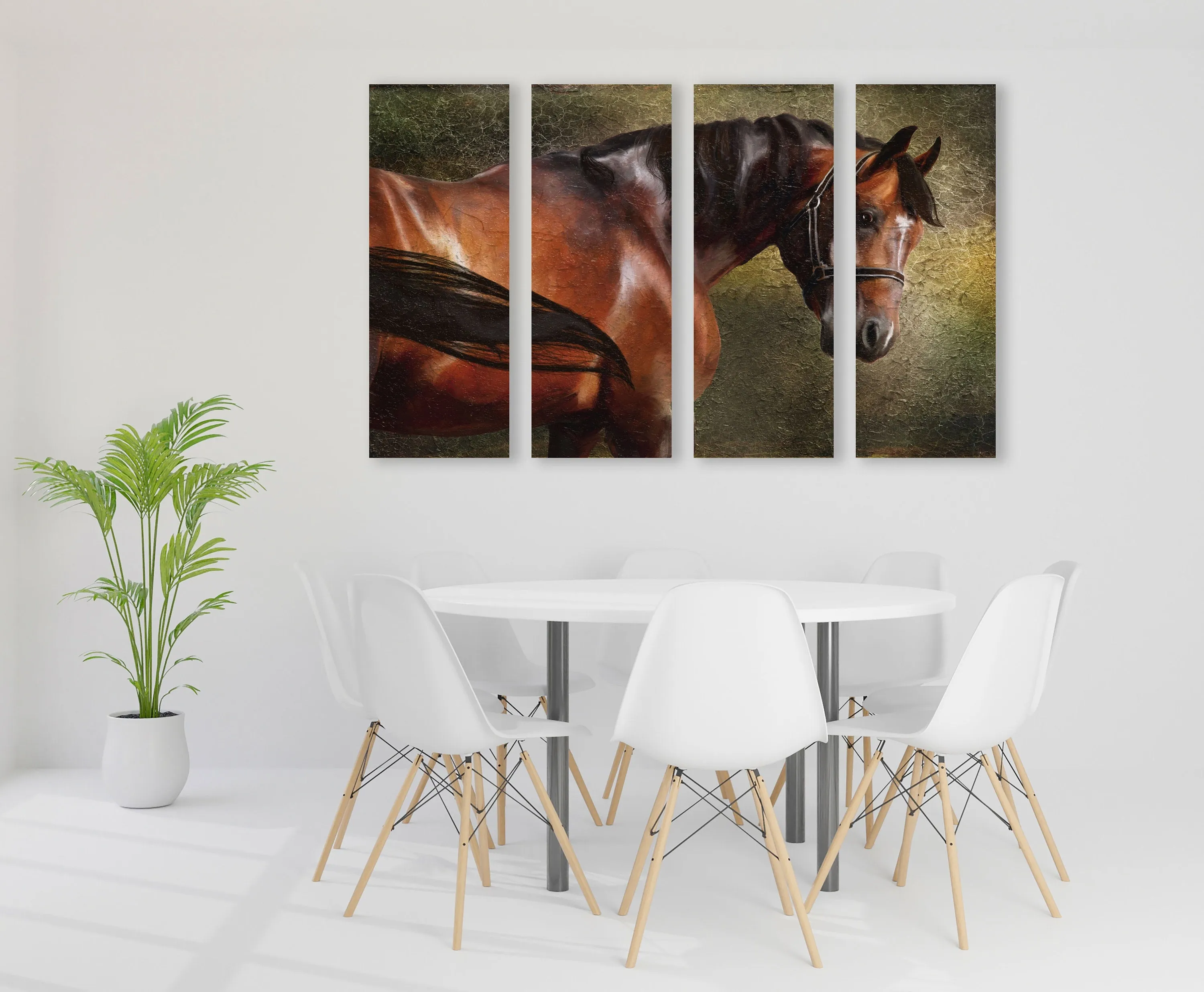 Horse wall art Amazing hand drawn horse paintings on canvas home wall decor canvas painting horse printable art large canvas art