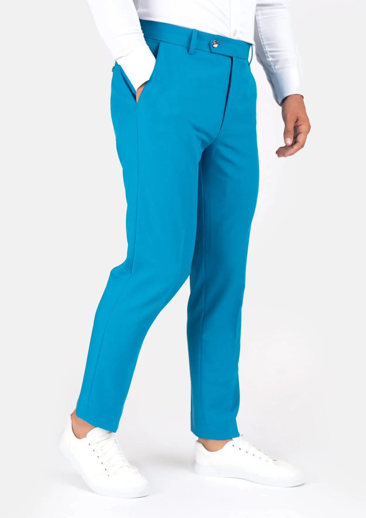 Hudson Sapphire Blue Stretch Suit