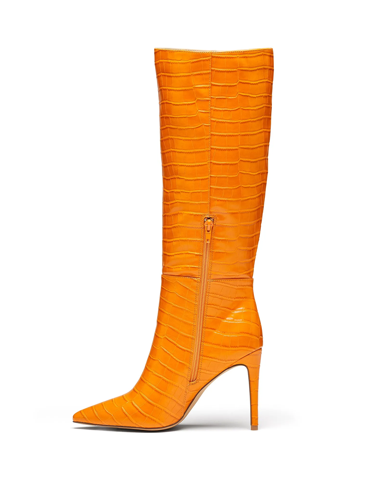 Icon Tall Boot Tangerine Croc