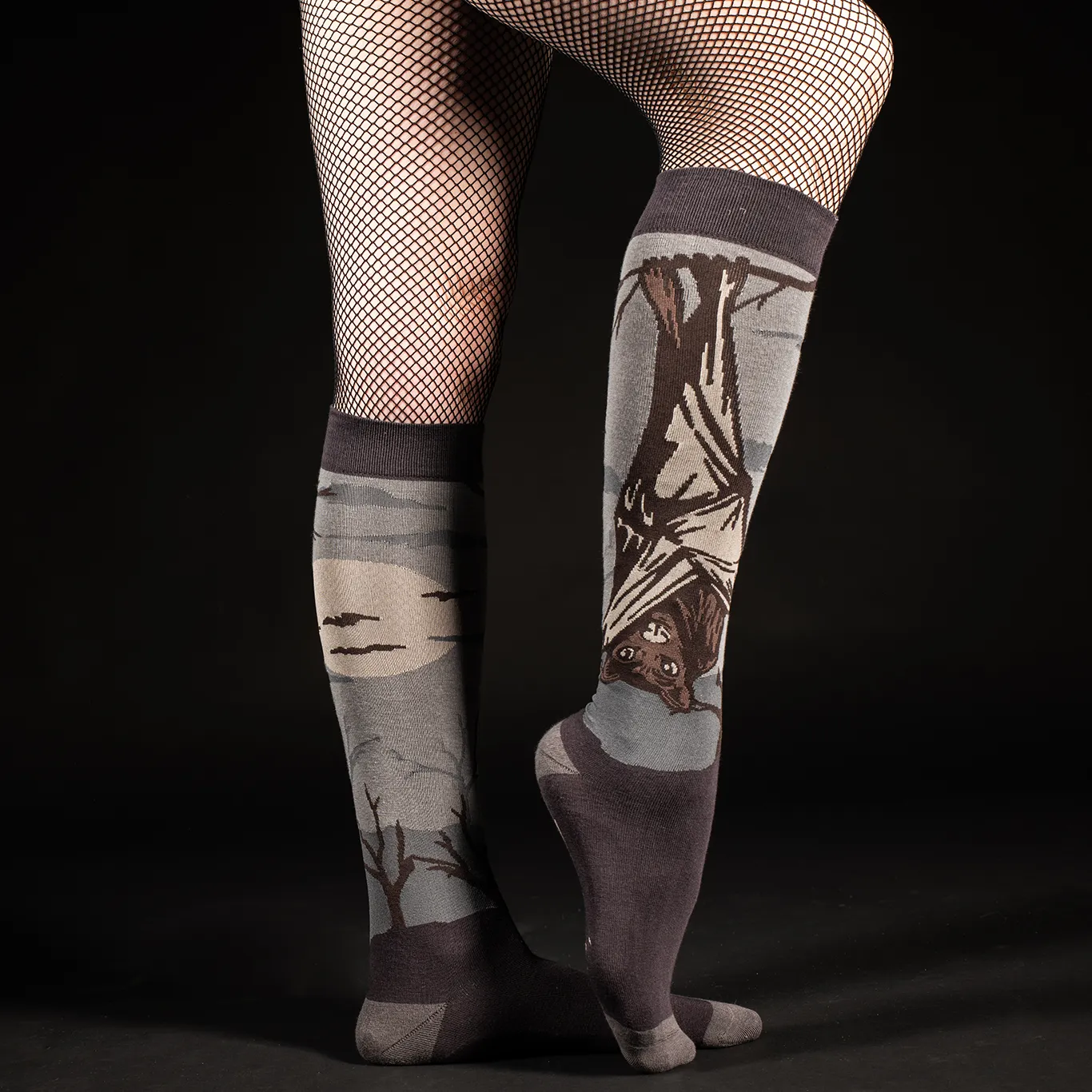 Instant Shipping! Bat Knee High Socks