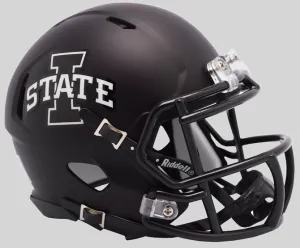 Iowa State Cyclones Riddell Speed Mini Helmet Matte Black