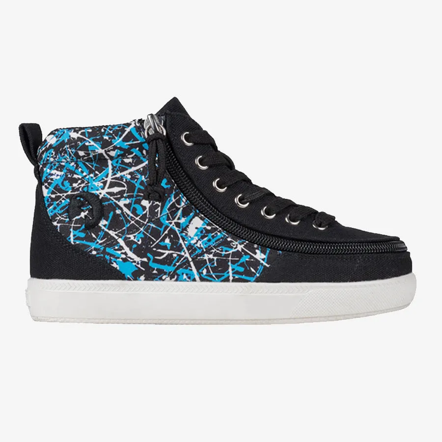 Kids' Black Graffiti BILLY Classic D|R II High Tops Wide