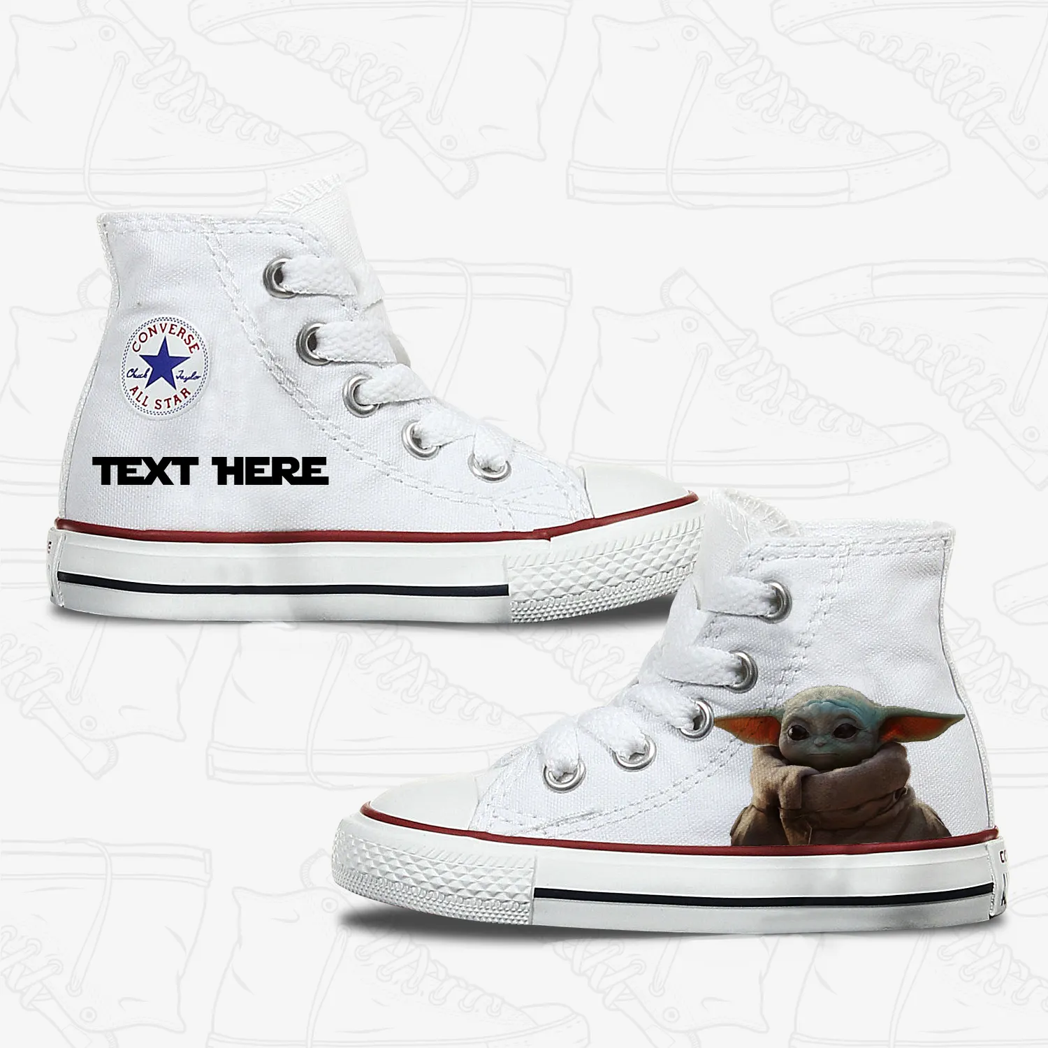 Kids Star Wars Custom Character Converse