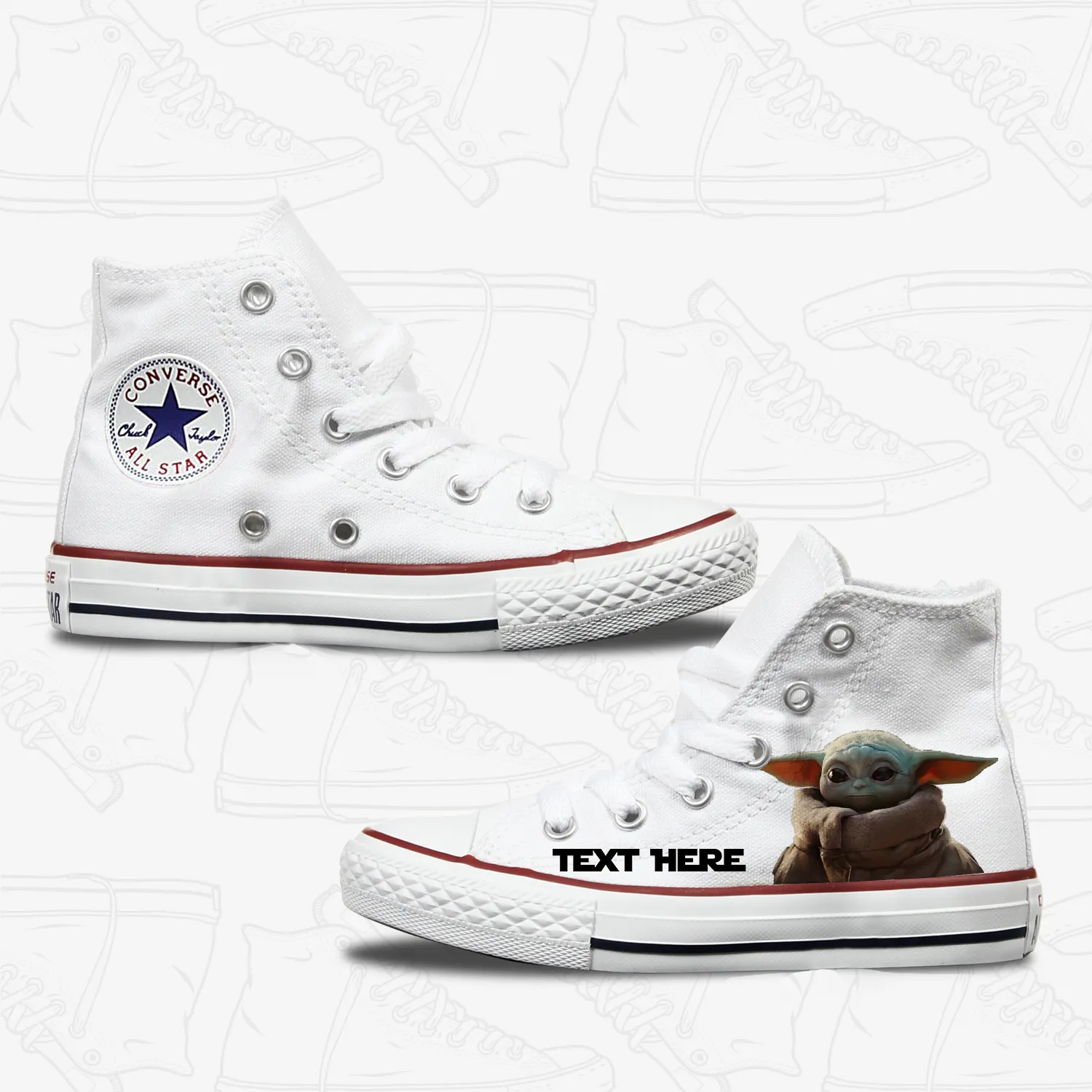 Kids Star Wars Custom Character Converse