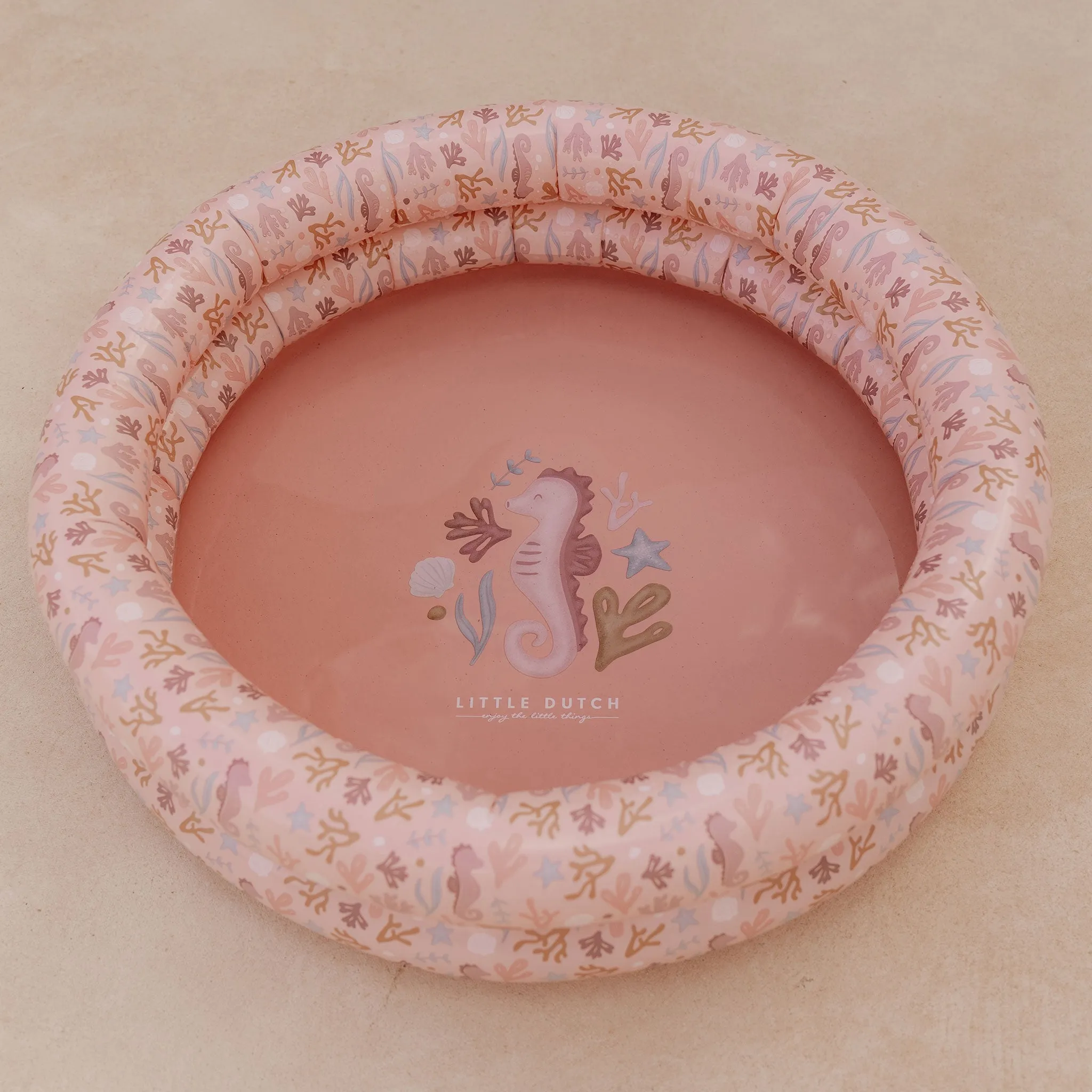 Little Dutch Paddling Pool 80cm - Ocean Dreams Pink