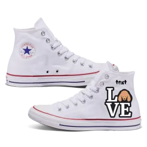 Love Poodle Custom Converse