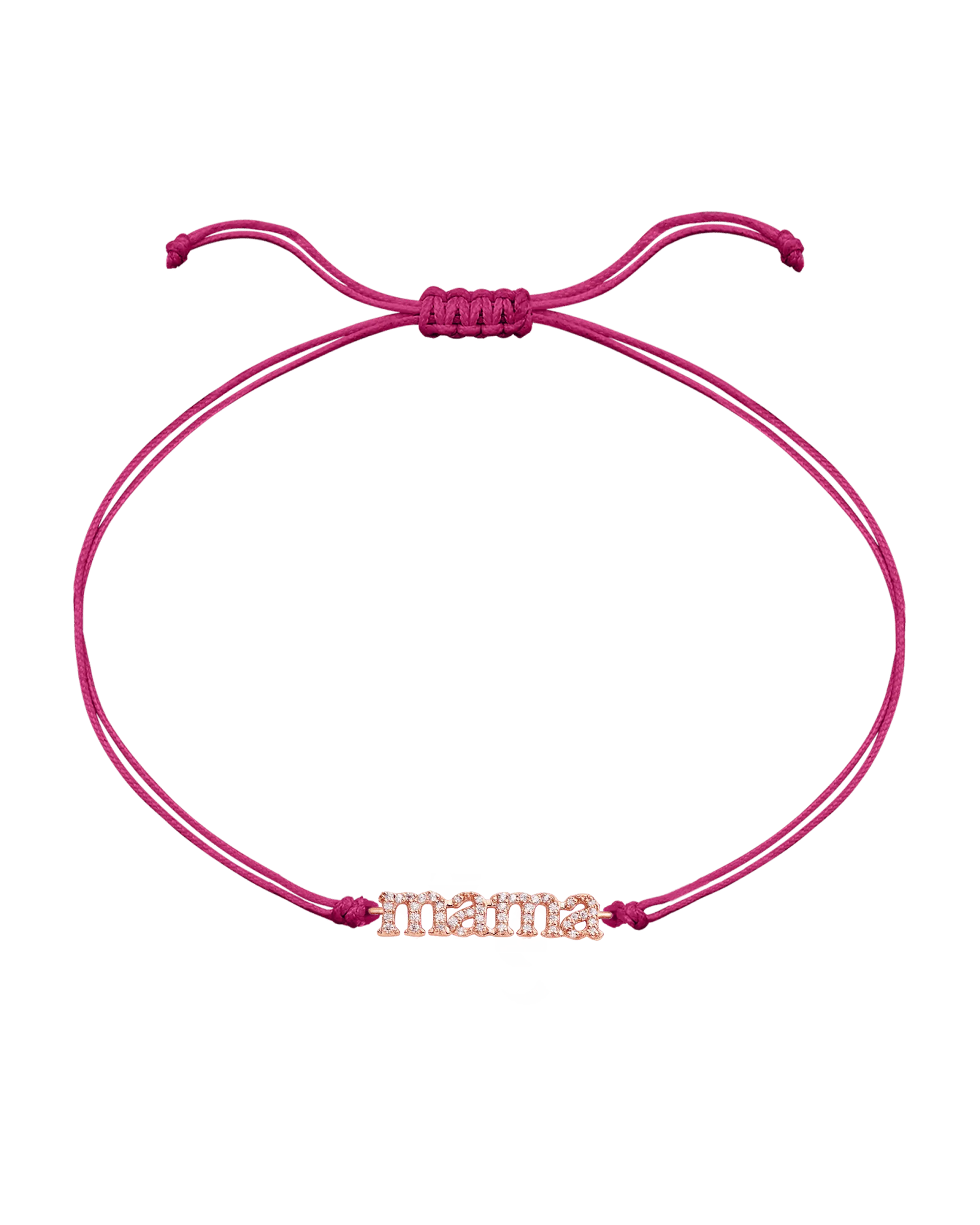 Mama String of Love - 14K Rose Gold