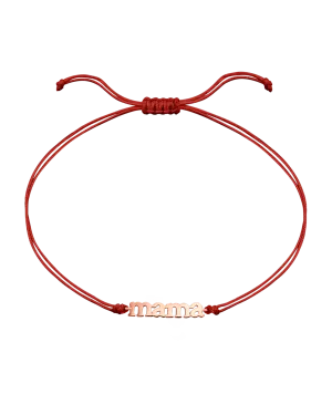 Mama String of Love - 14K Rose Gold