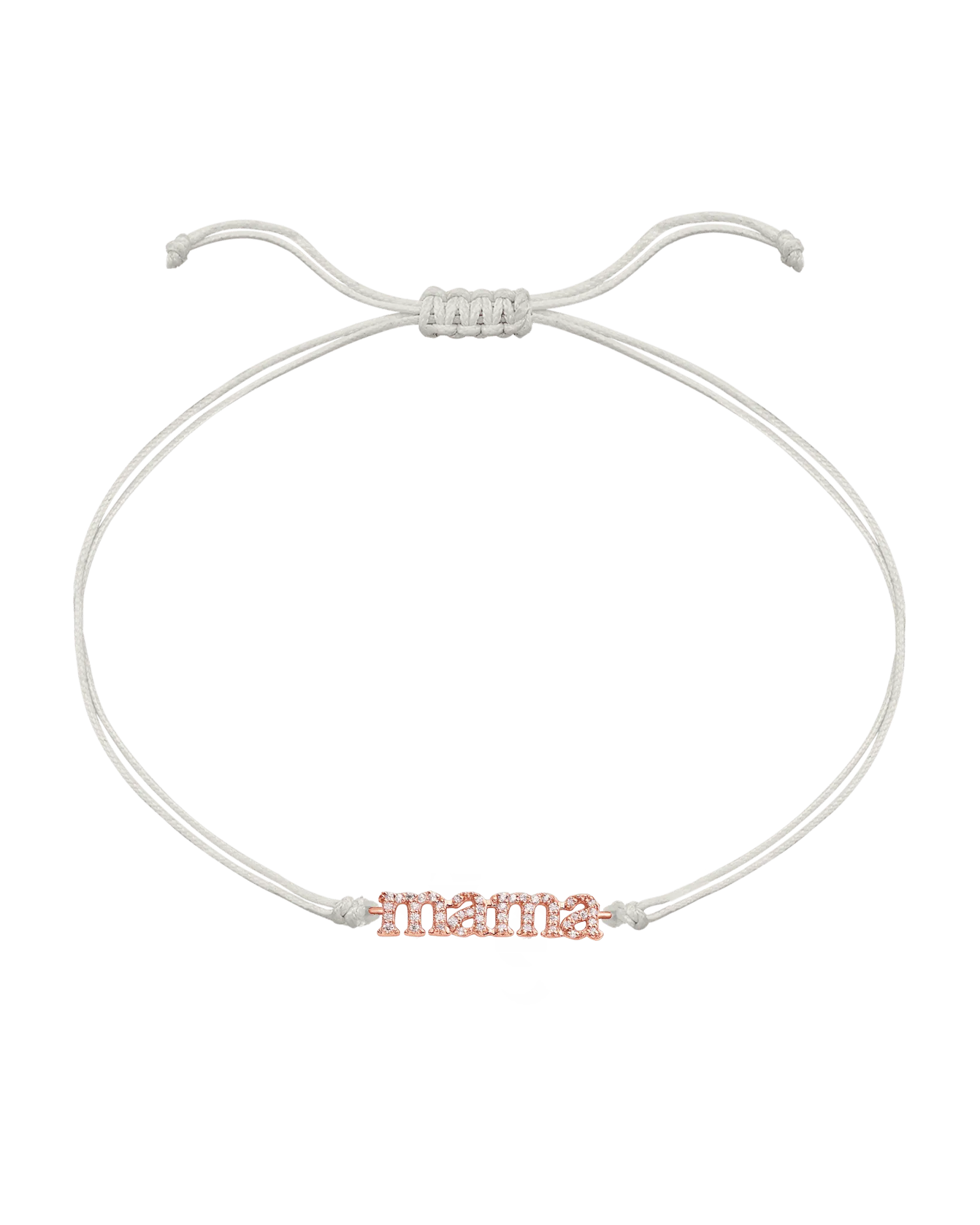 Mama String of Love - 14K Rose Gold