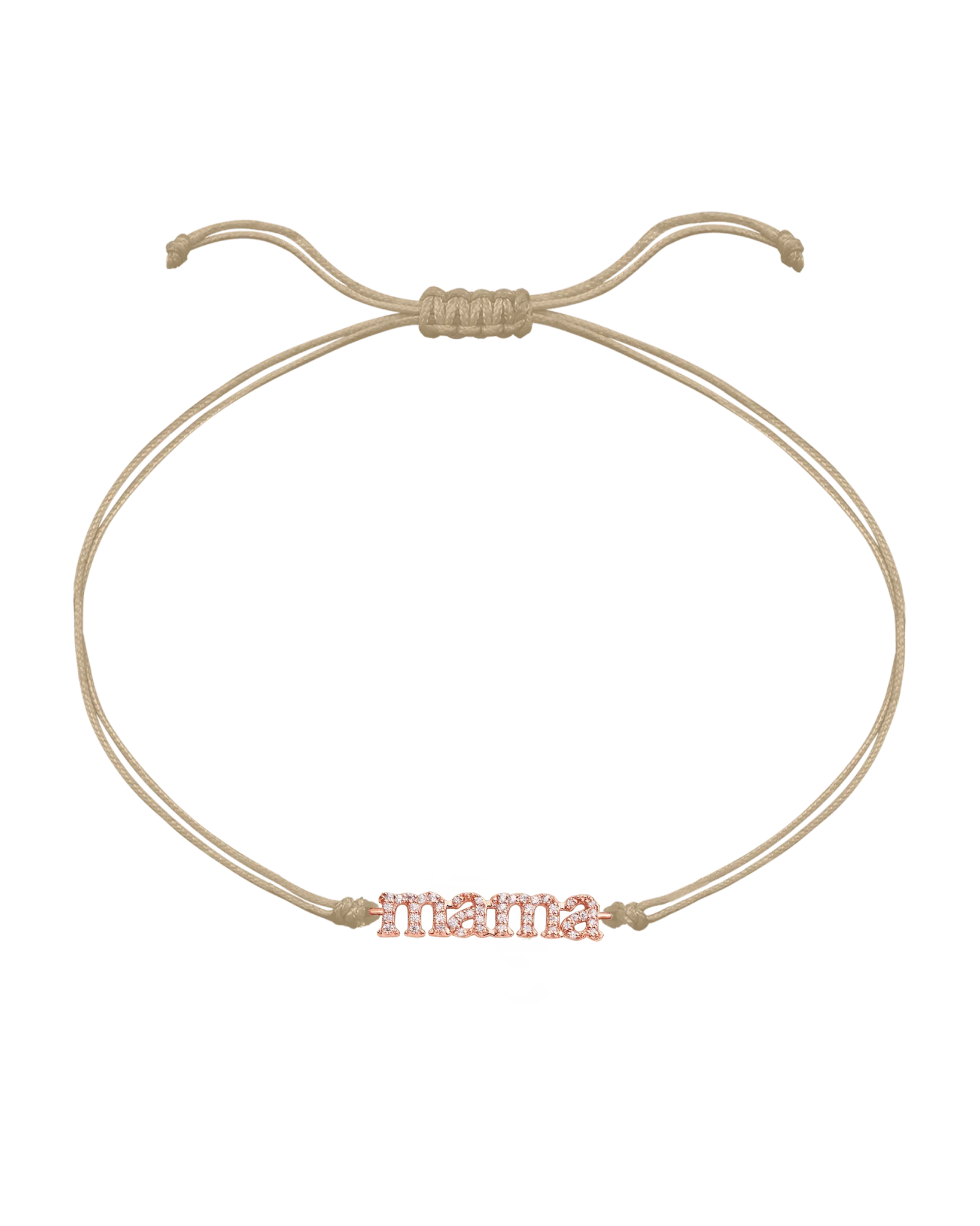 Mama String of Love - 14K Rose Gold