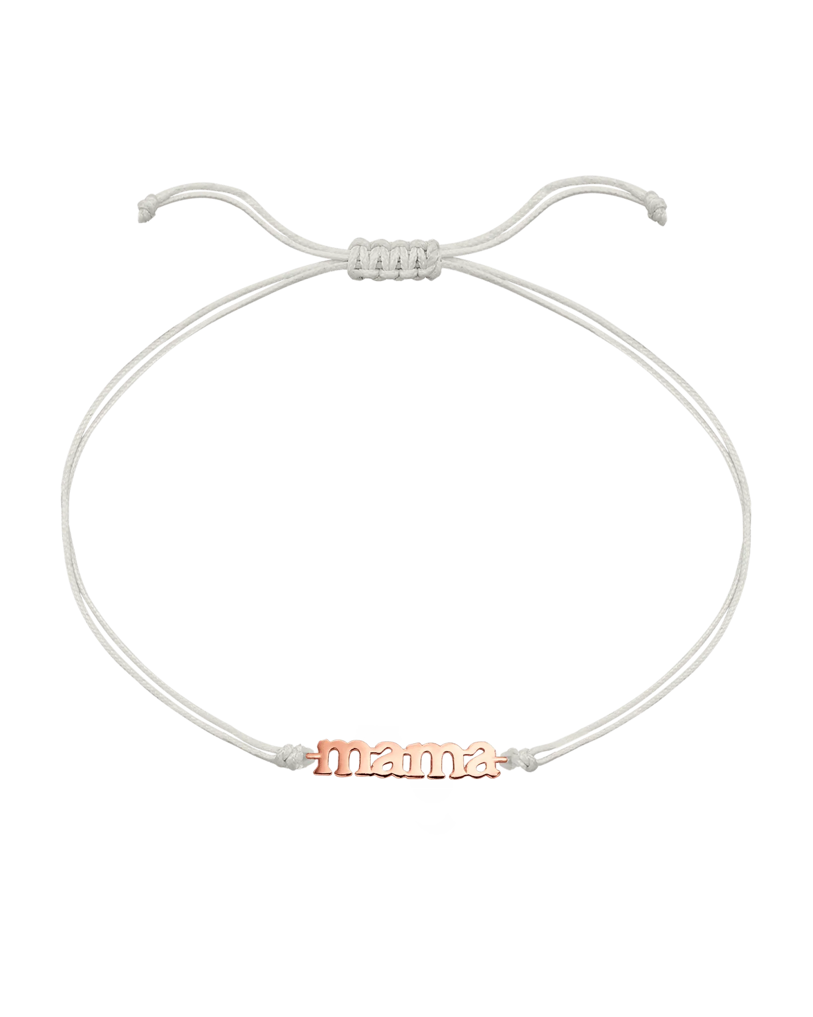 Mama String of Love - 14K Rose Gold