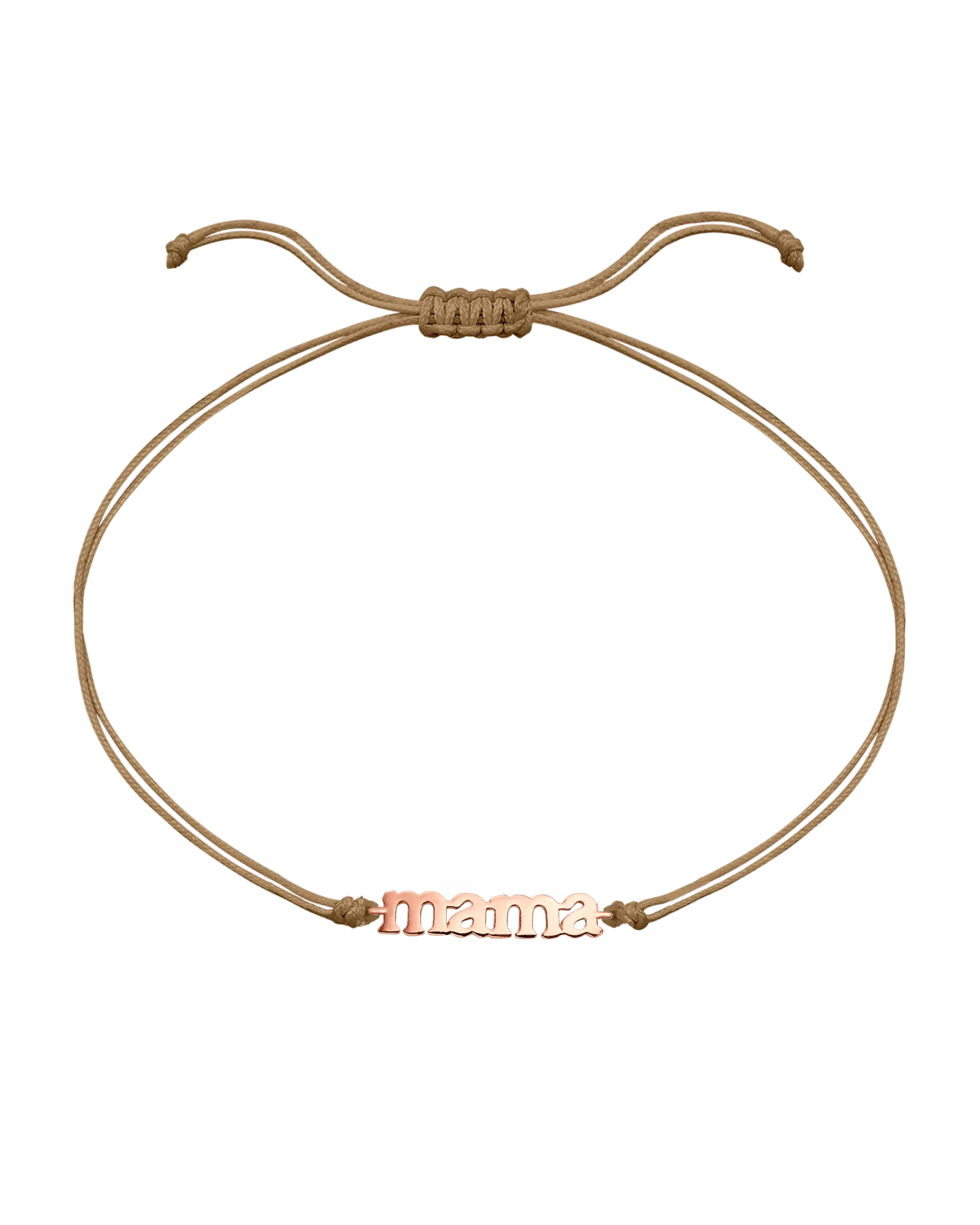 Mama String of Love - 14K Rose Gold