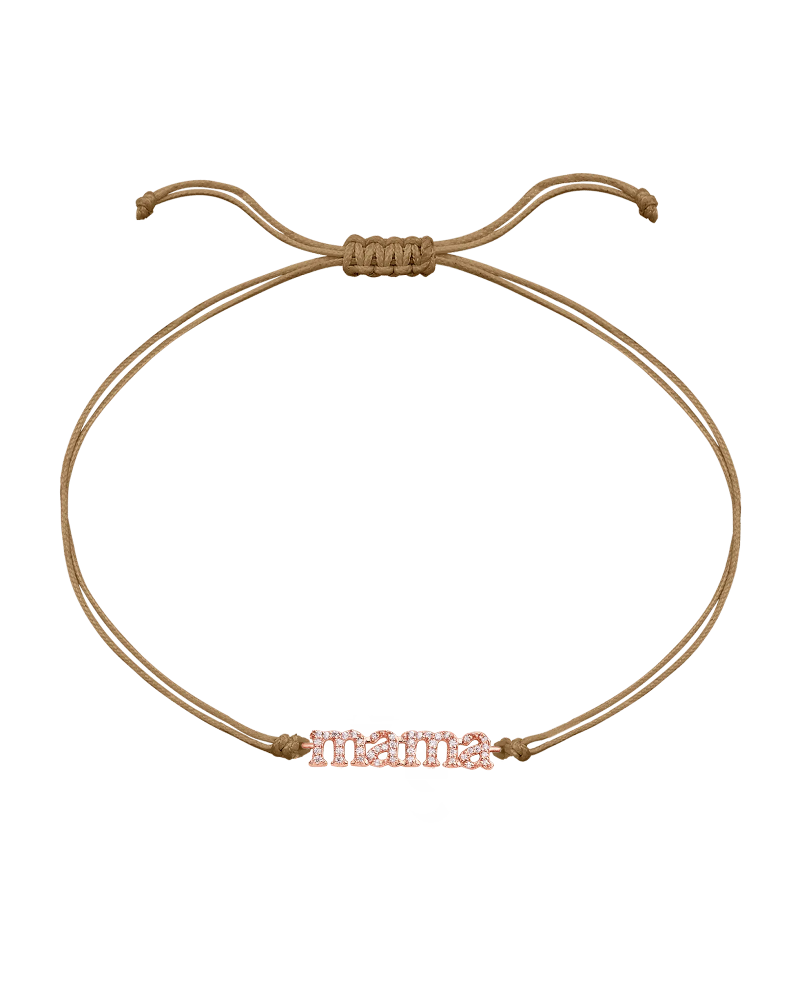 Mama String of Love - 14K Rose Gold