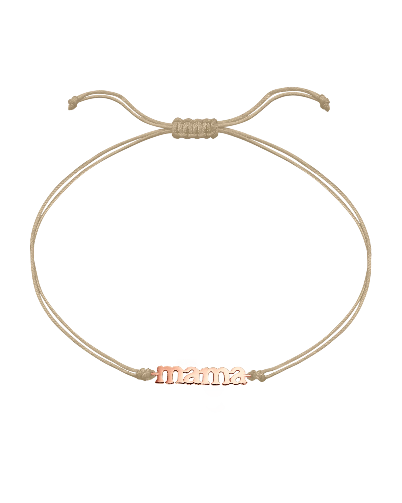 Mama String of Love - 14K Rose Gold