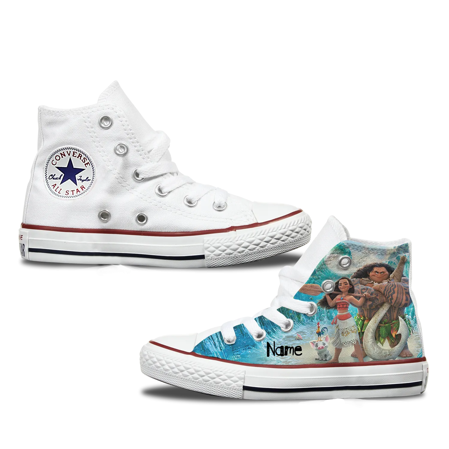 Moana Kids Custom Converse