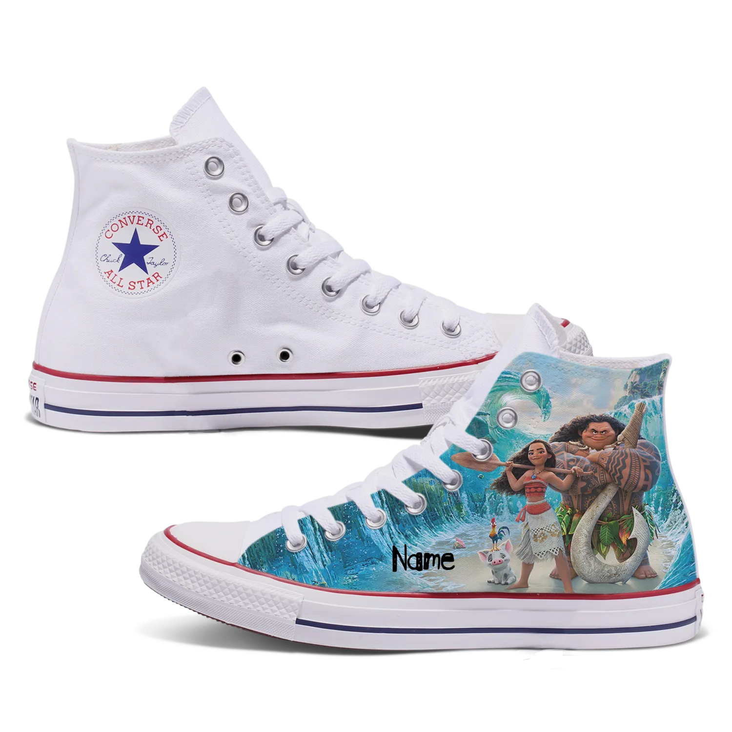 Moana Kids Custom Converse