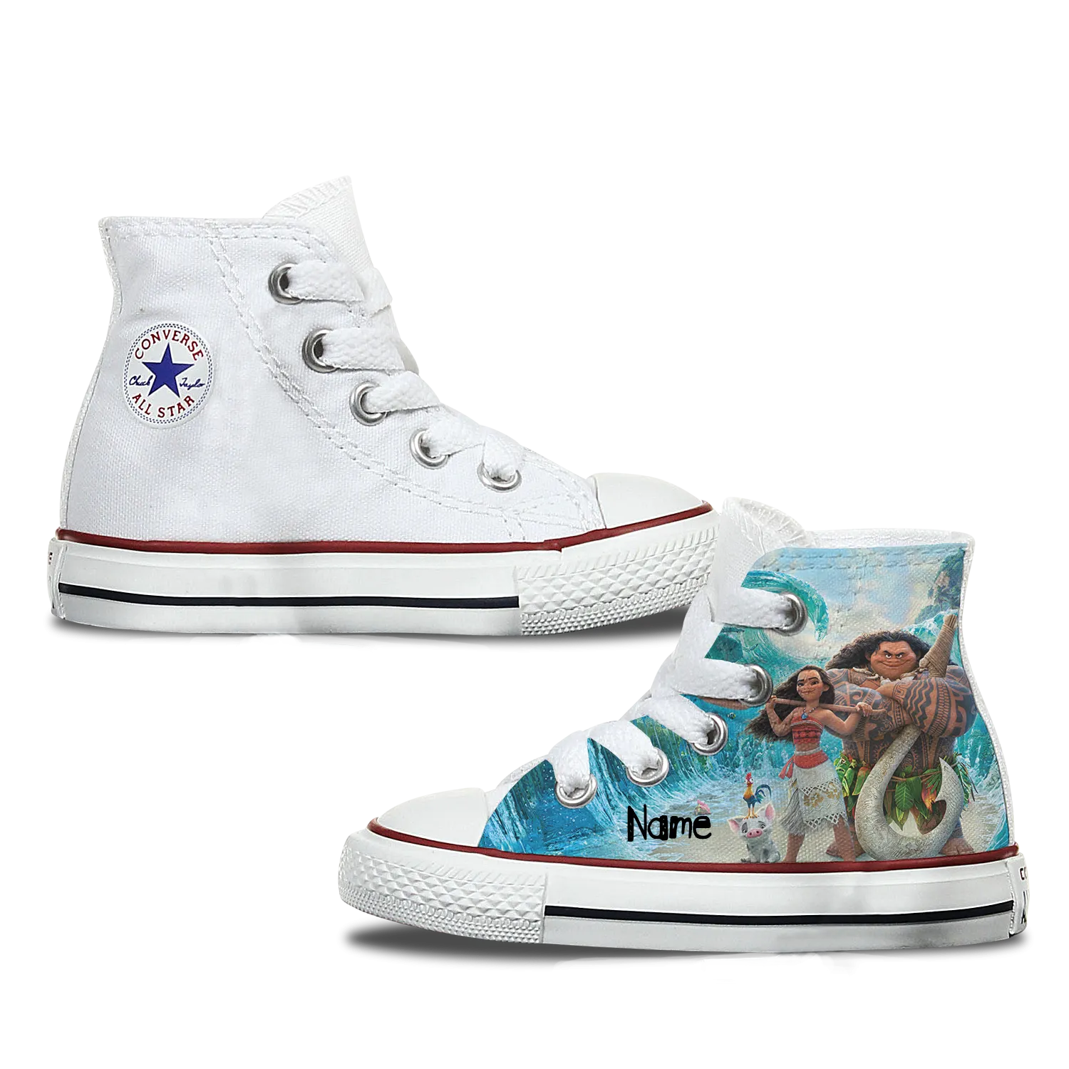 Moana Kids Custom Converse