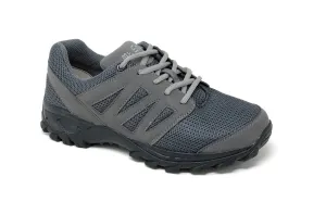 Mt. Emey 9704 Gray -Men Athletic Mesh Lace Walking Shoes