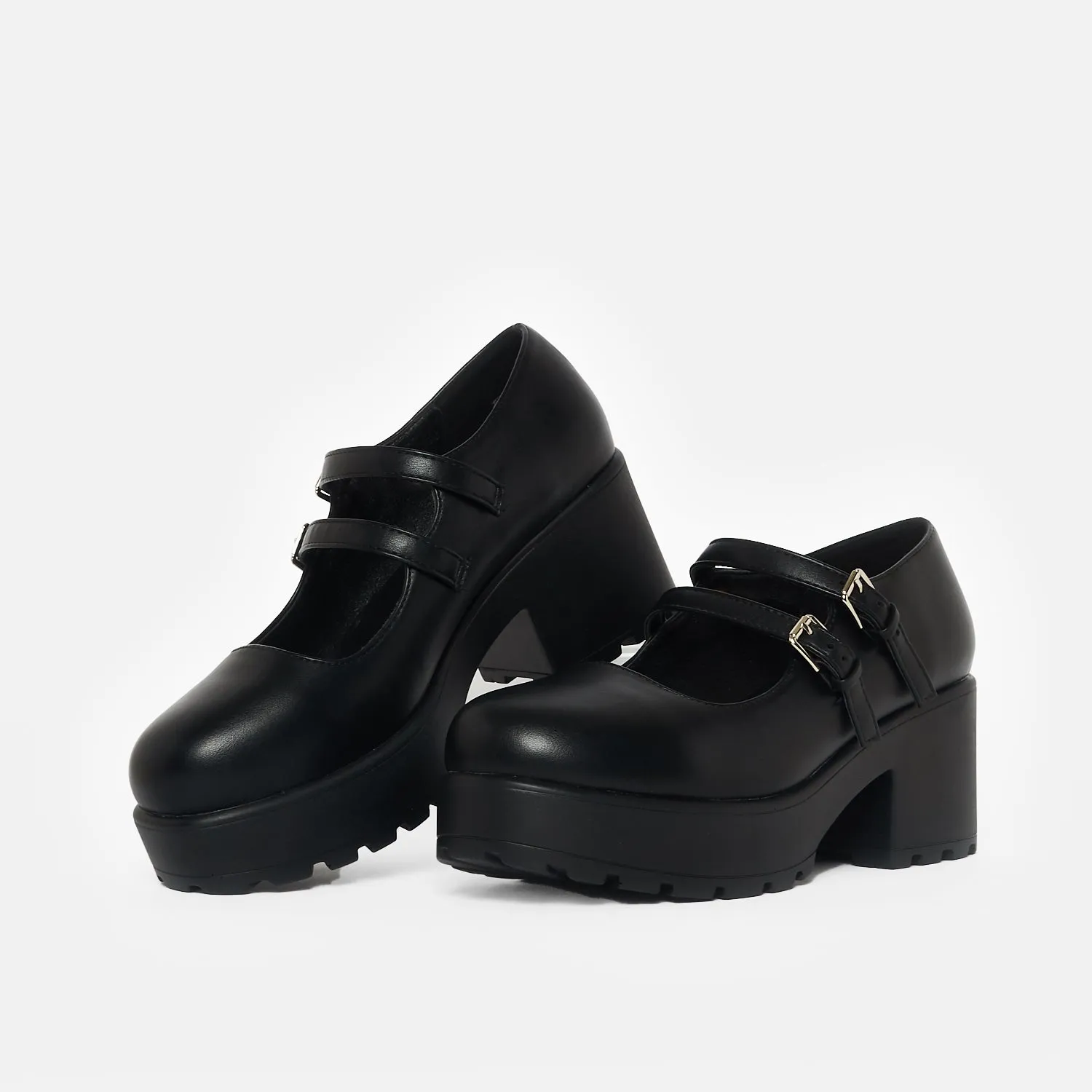 Mura Double Strap Shoes