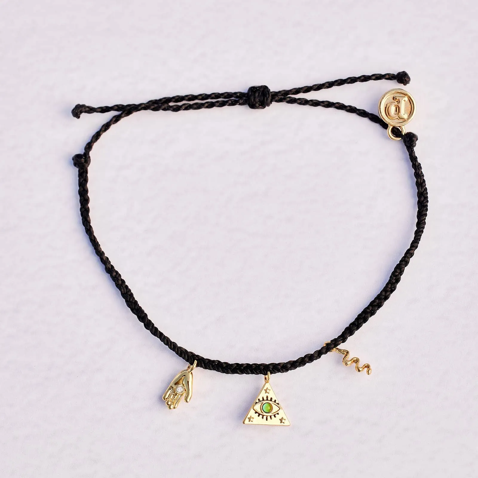 Mystics Mixed Gold Charm Bracelet