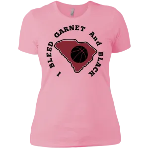 Next Level I Bleed Garnet & Black Ladies' Boyfriend T-Shirt