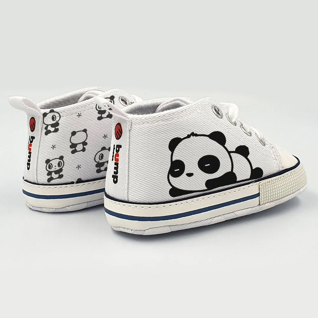 Panda Print Baby Bump Shoes