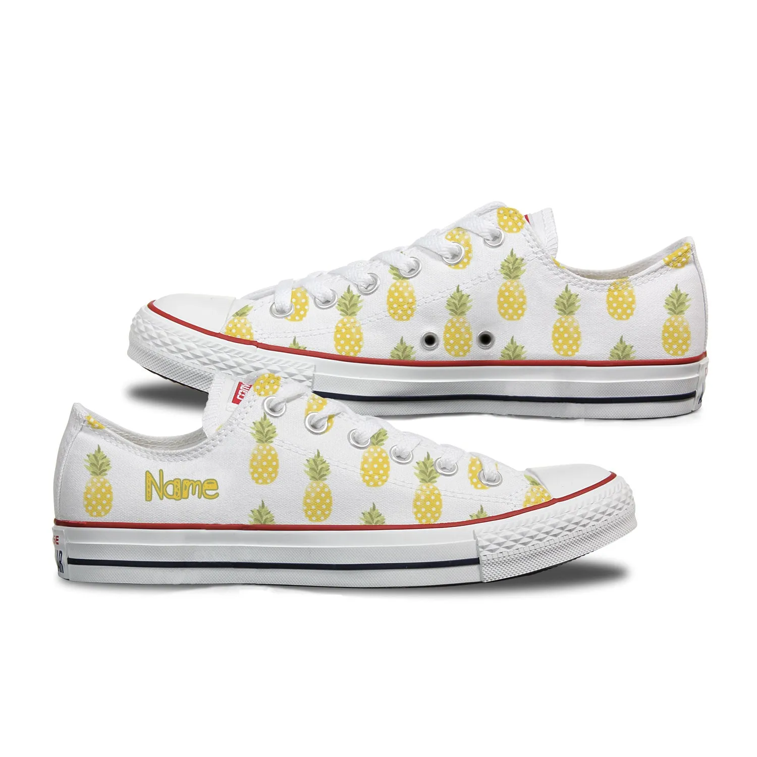 Pineapple Custom Adult Converse Chuck Taylor