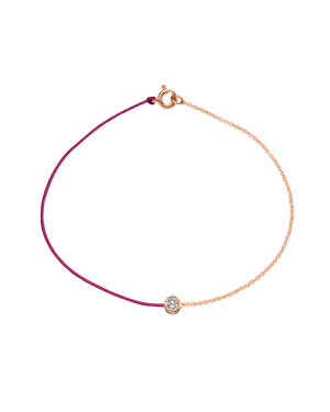 Pink : The Half Chain String of Love - 14K Rose Gold