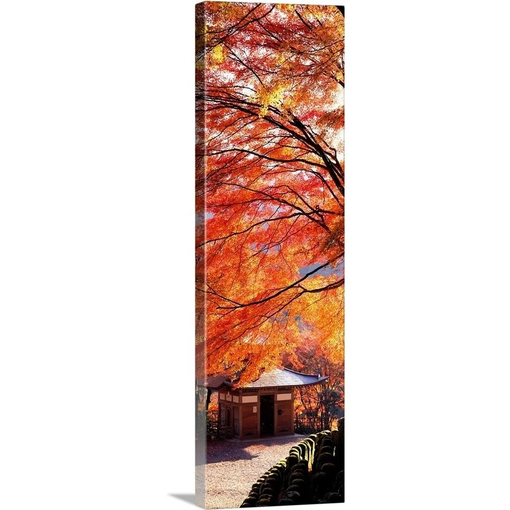 "(Otagi Nenbutsuji Temple Ukyo-ku ) Kyoto Japan" Canvas Wall Art