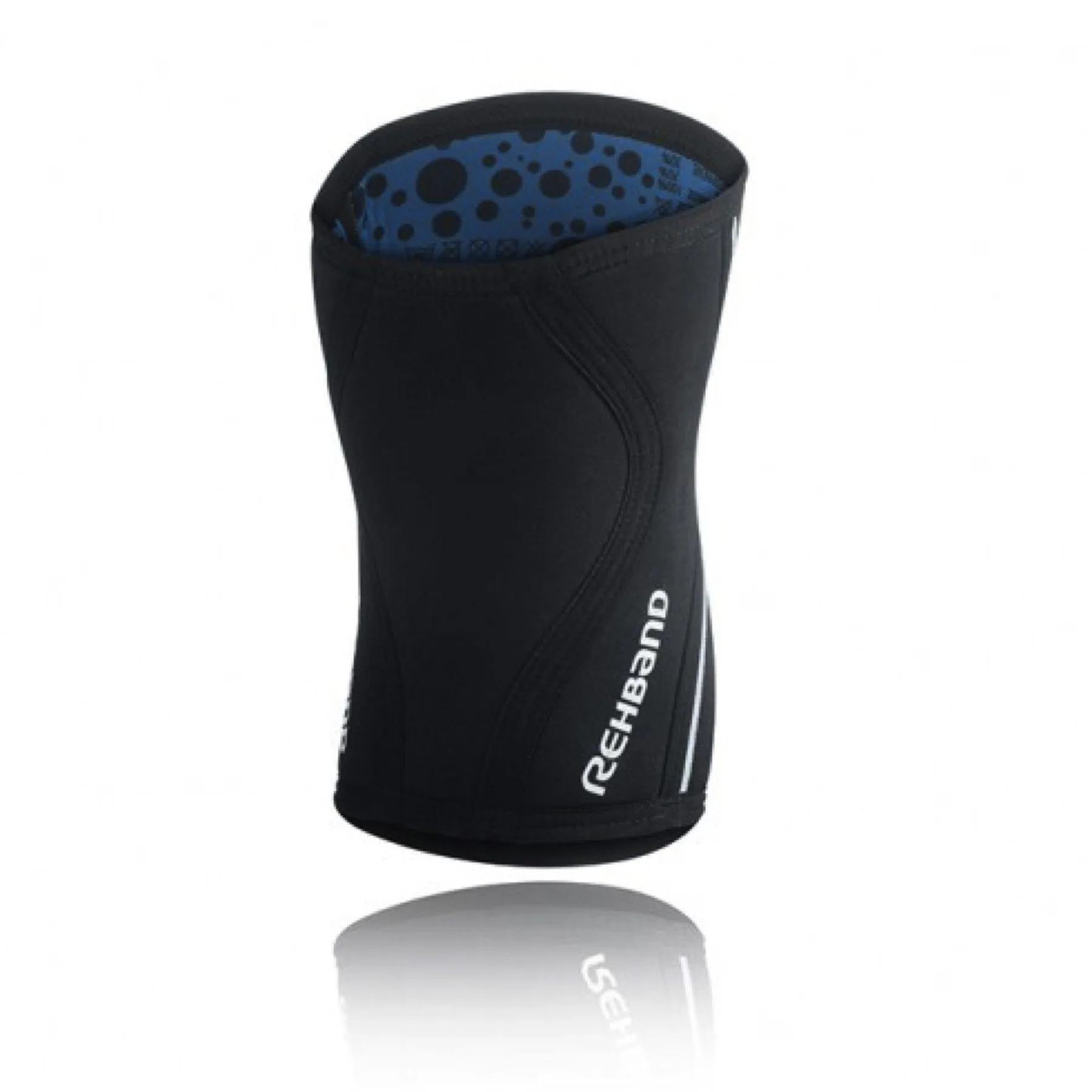 Rehband RX Knee Sleeve - 3mm - Black/White - SINGLE