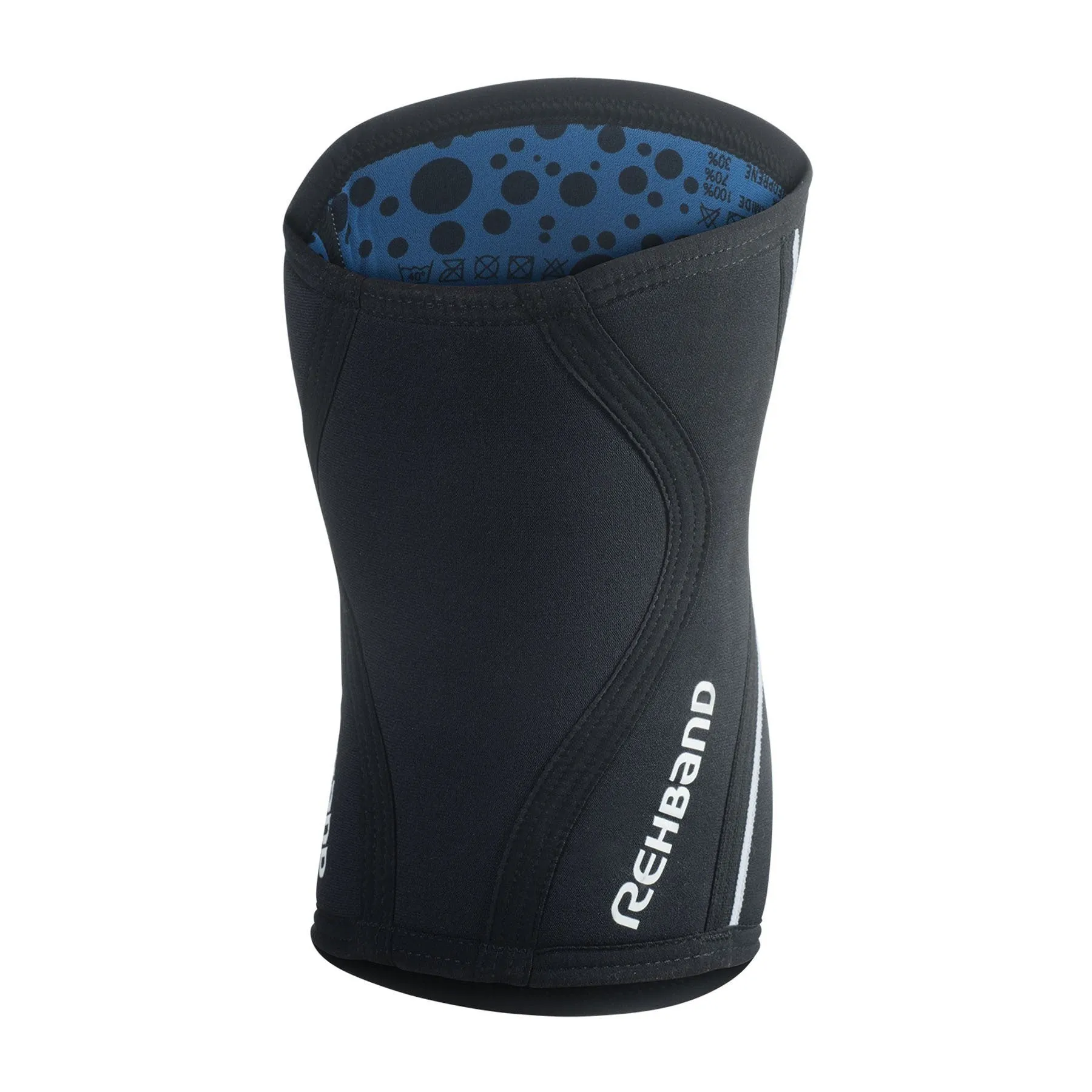 Rehband RX Knee Sleeve - 3mm - Black/White - SINGLE