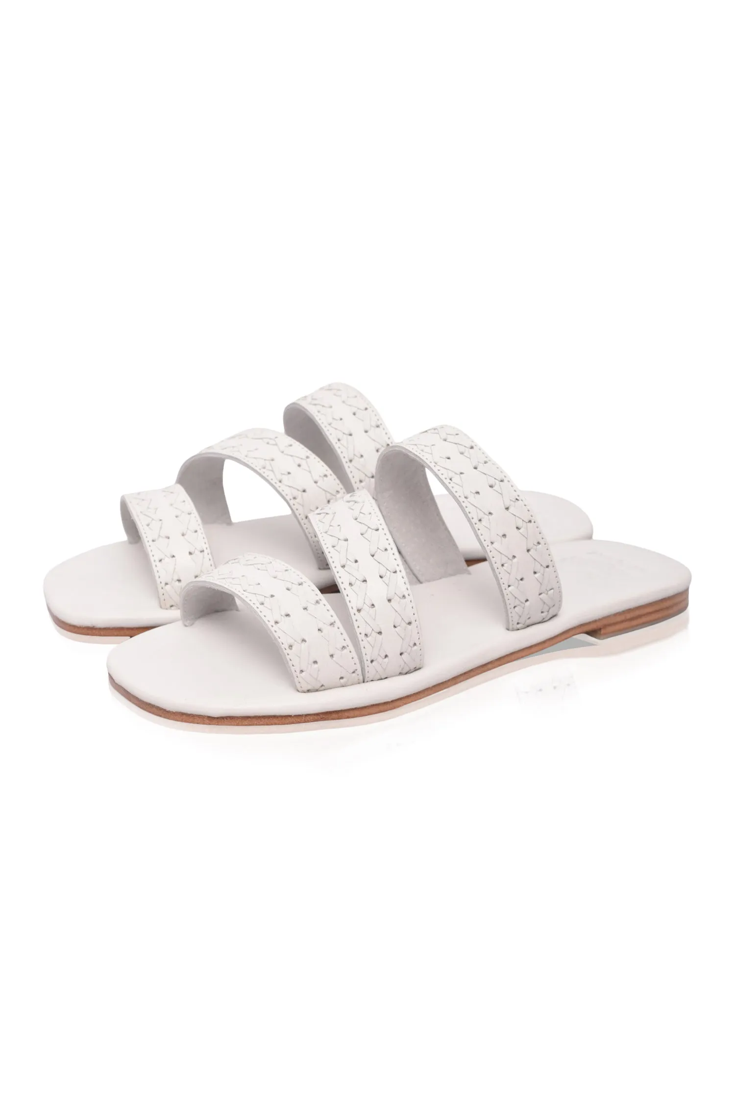 Sail Slide Leather Sandals