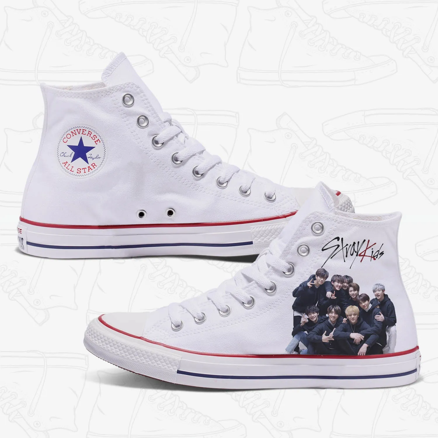 Stray Kids Custom Converse