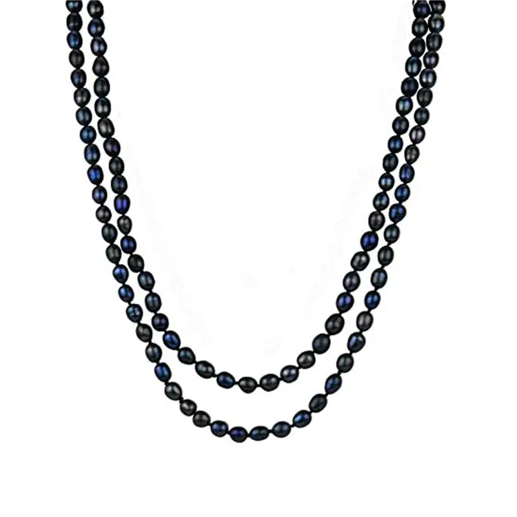 Stunning 7-8mm Freshwater Pearl Necklace For Women , Length -120cm/48"