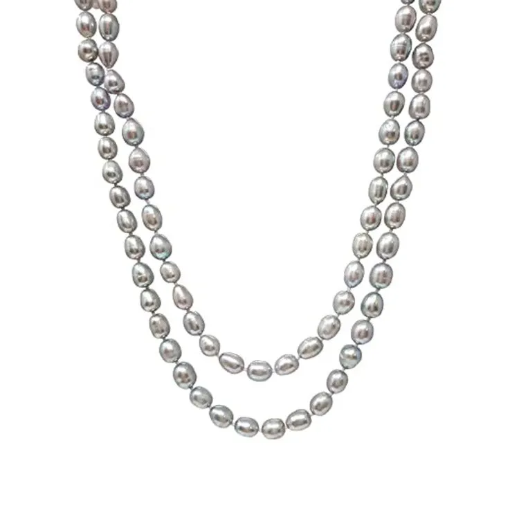 Stunning 7-8mm Freshwater Pearl Necklace For Women , Length -120cm/48"