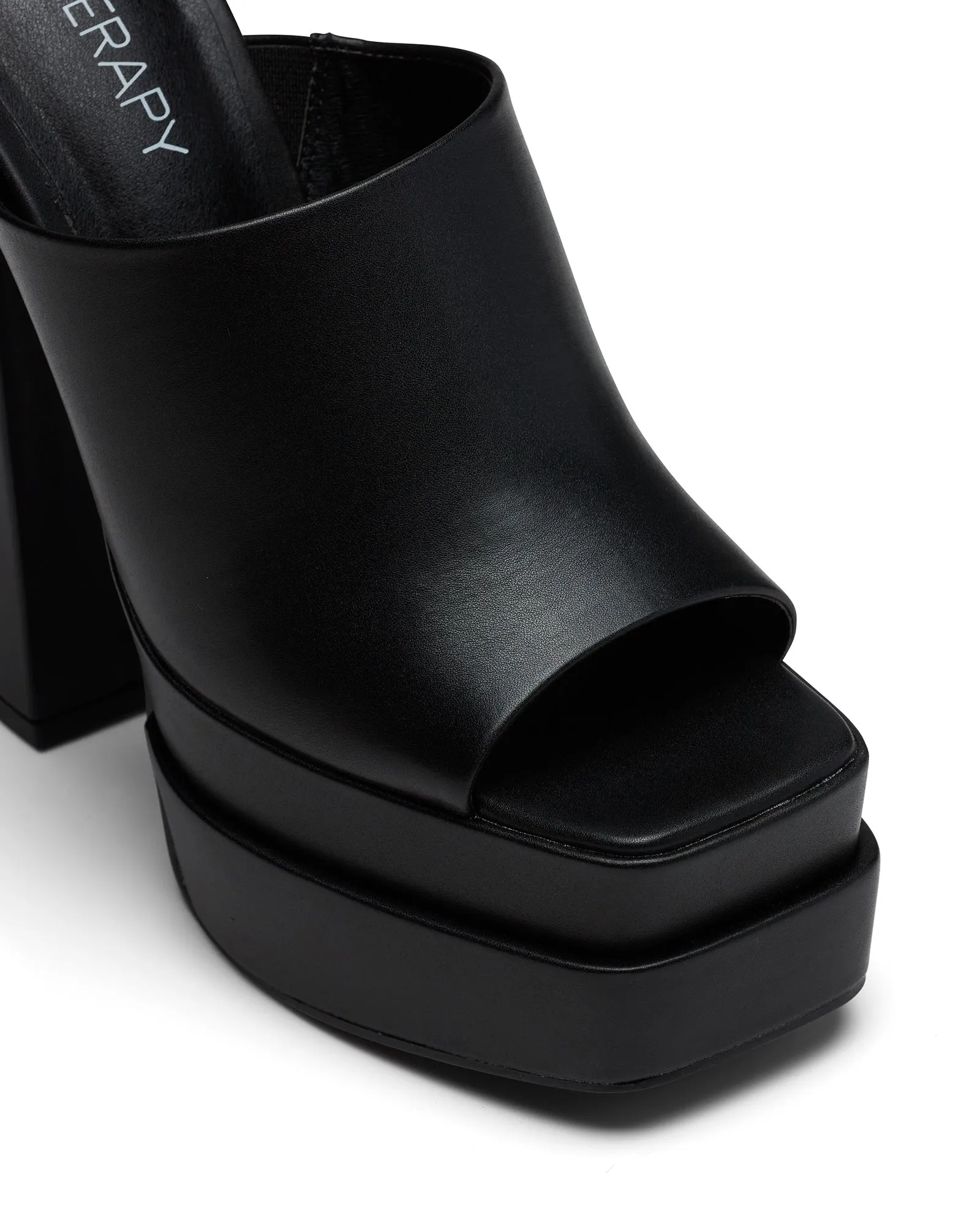 Villain Platform Heel Black