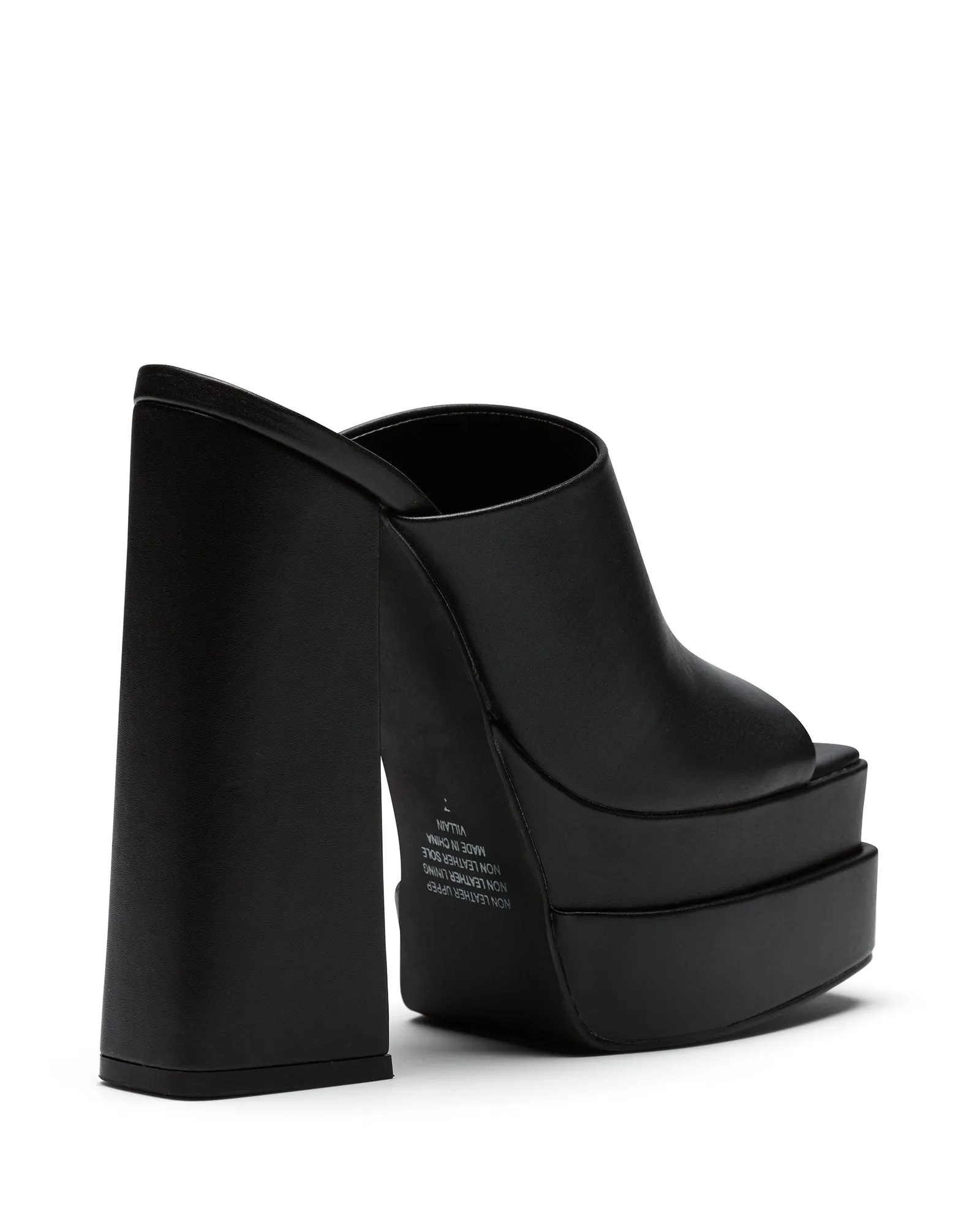 Villain Platform Heel Black