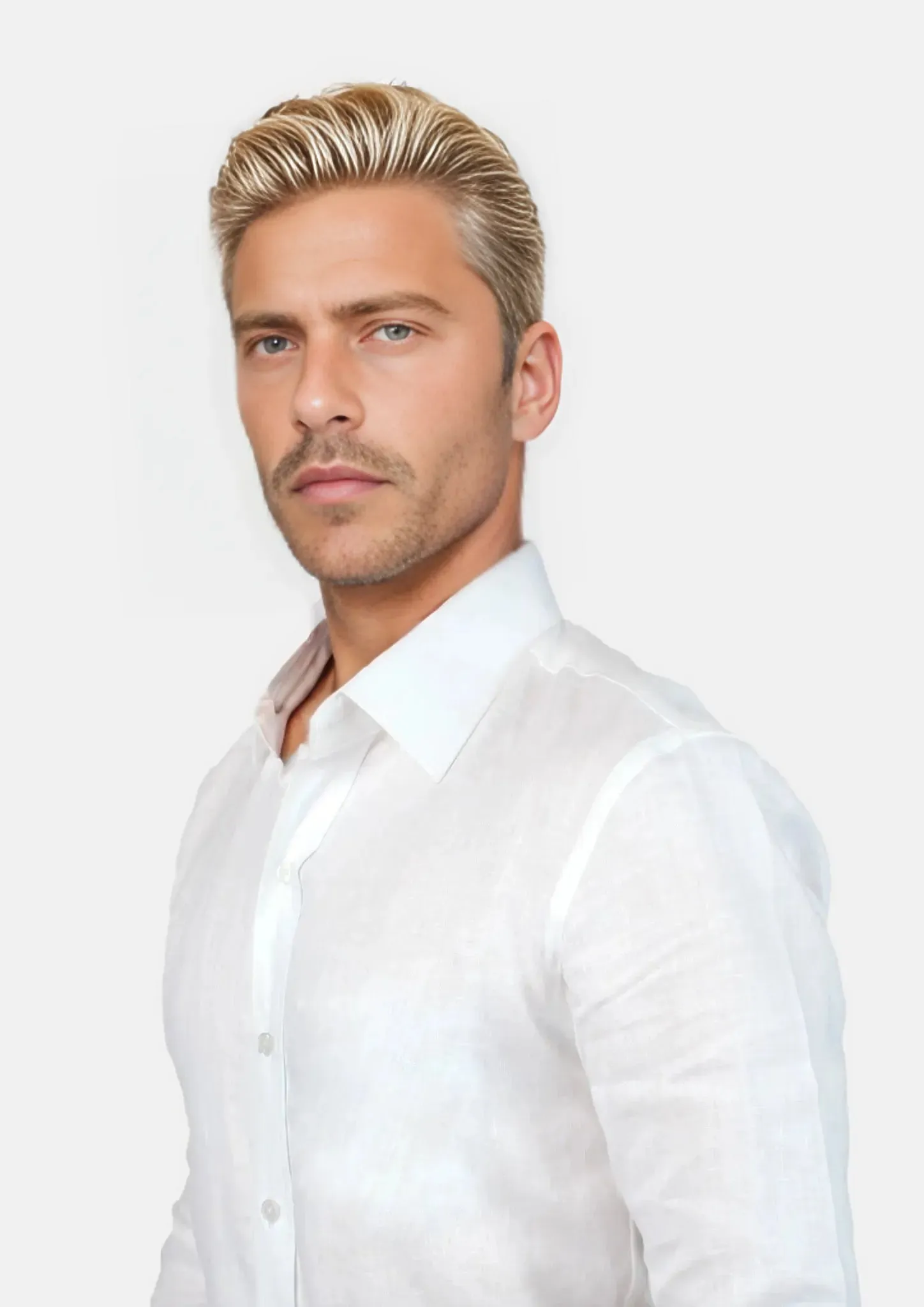 White Pure Linen Shirt