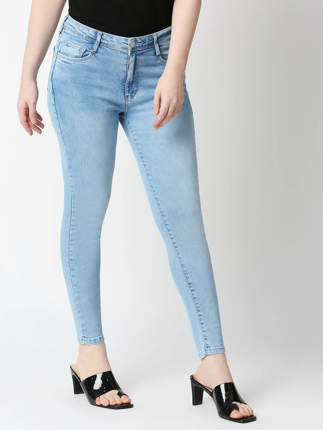 Women High-Rise Skinny Fit Jeans