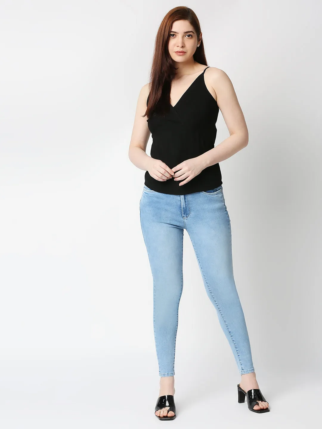 Women High-Rise Skinny Fit Jeans